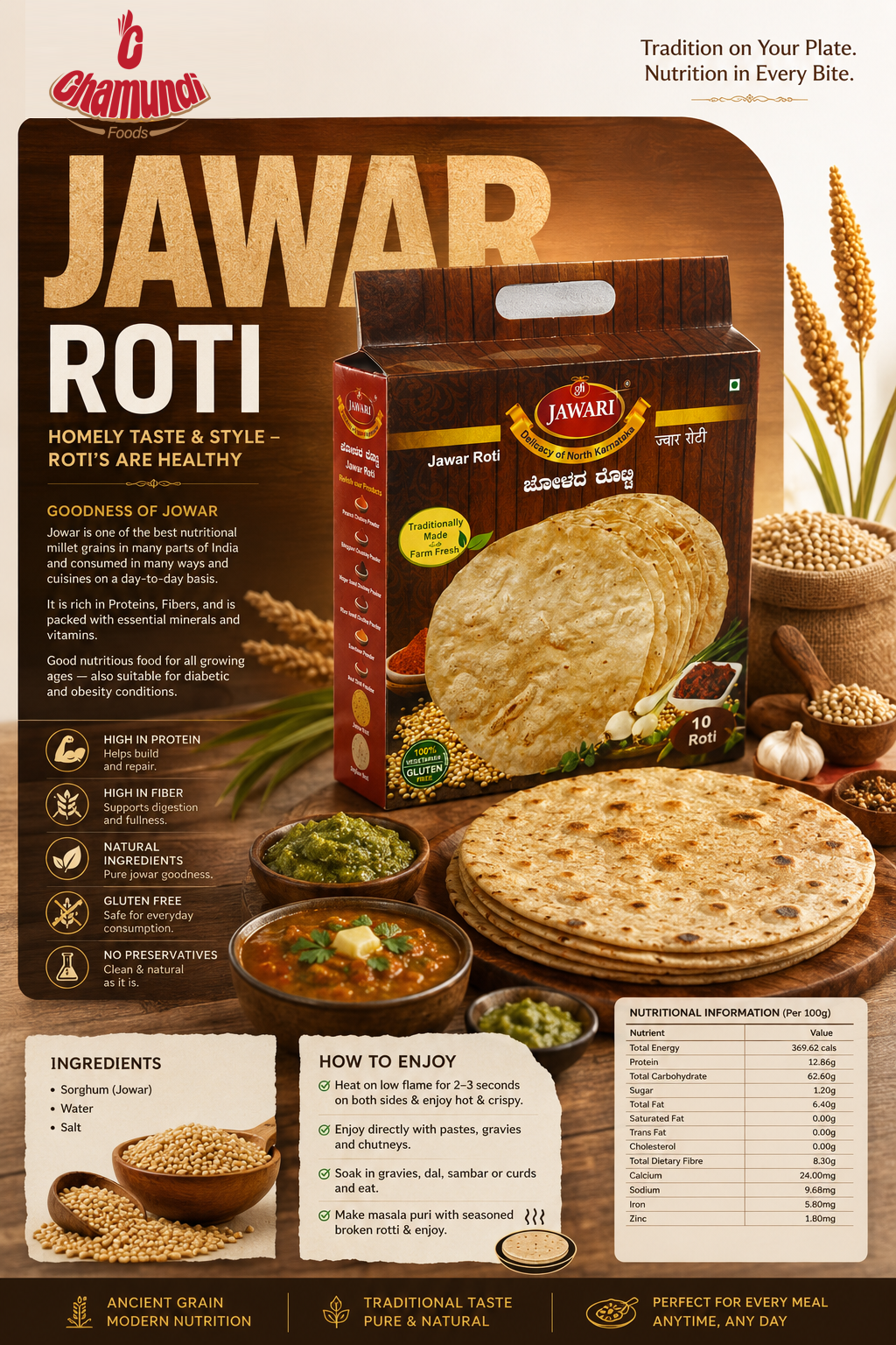 Jawar Roti (10 pcs)