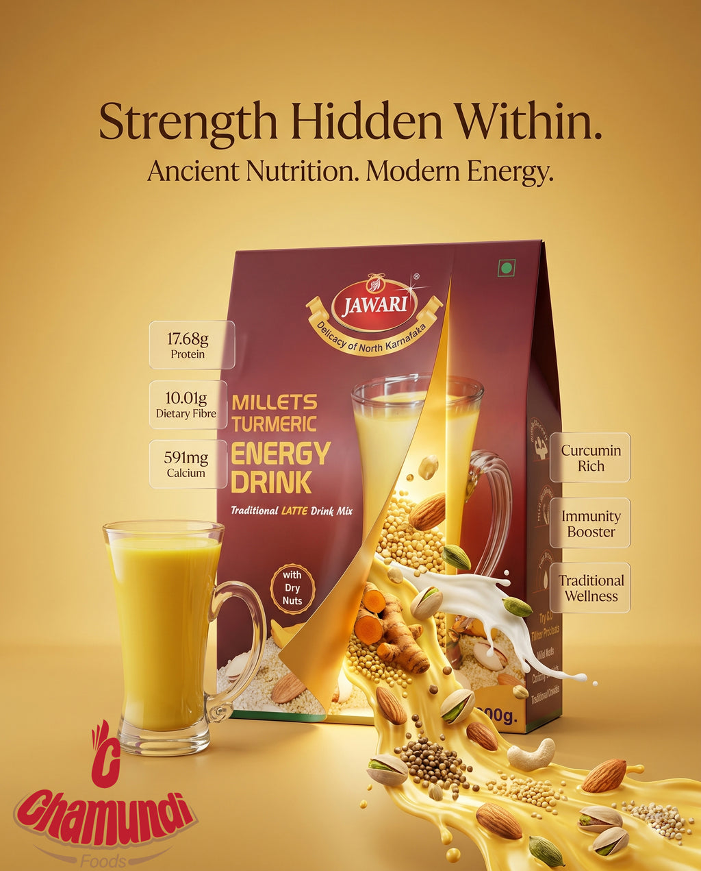 Millets Turmeric Energy Drink(200 gms)