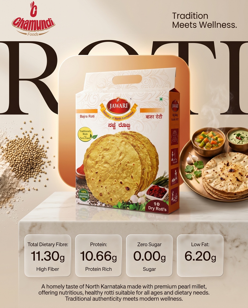 Bajra Roti (10 pcs)