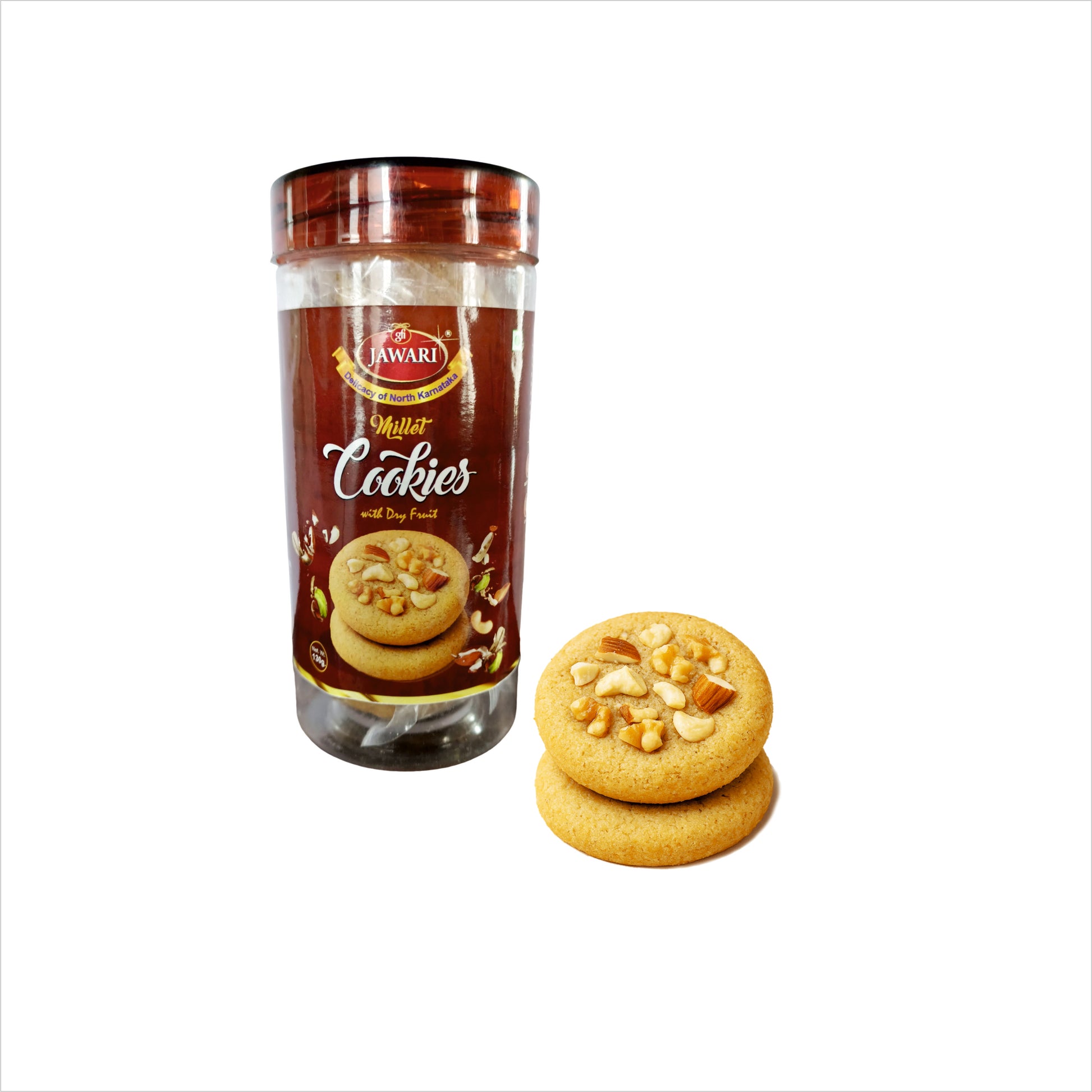 Millet Cookies With Dry Fruits